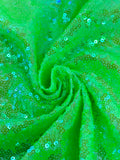 (SEQUIN) LIME GREEN