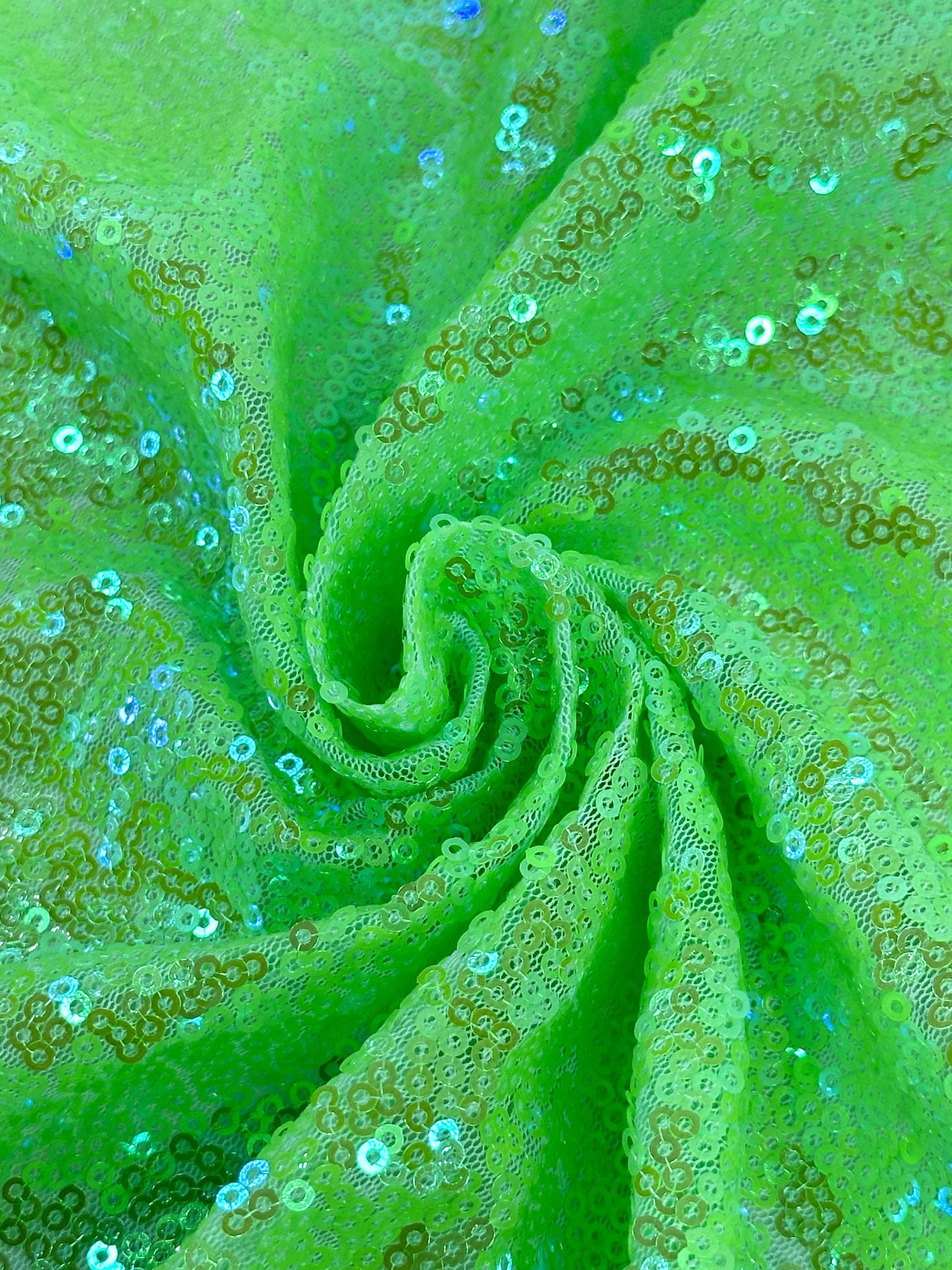 (SEQUIN) LIME GREEN