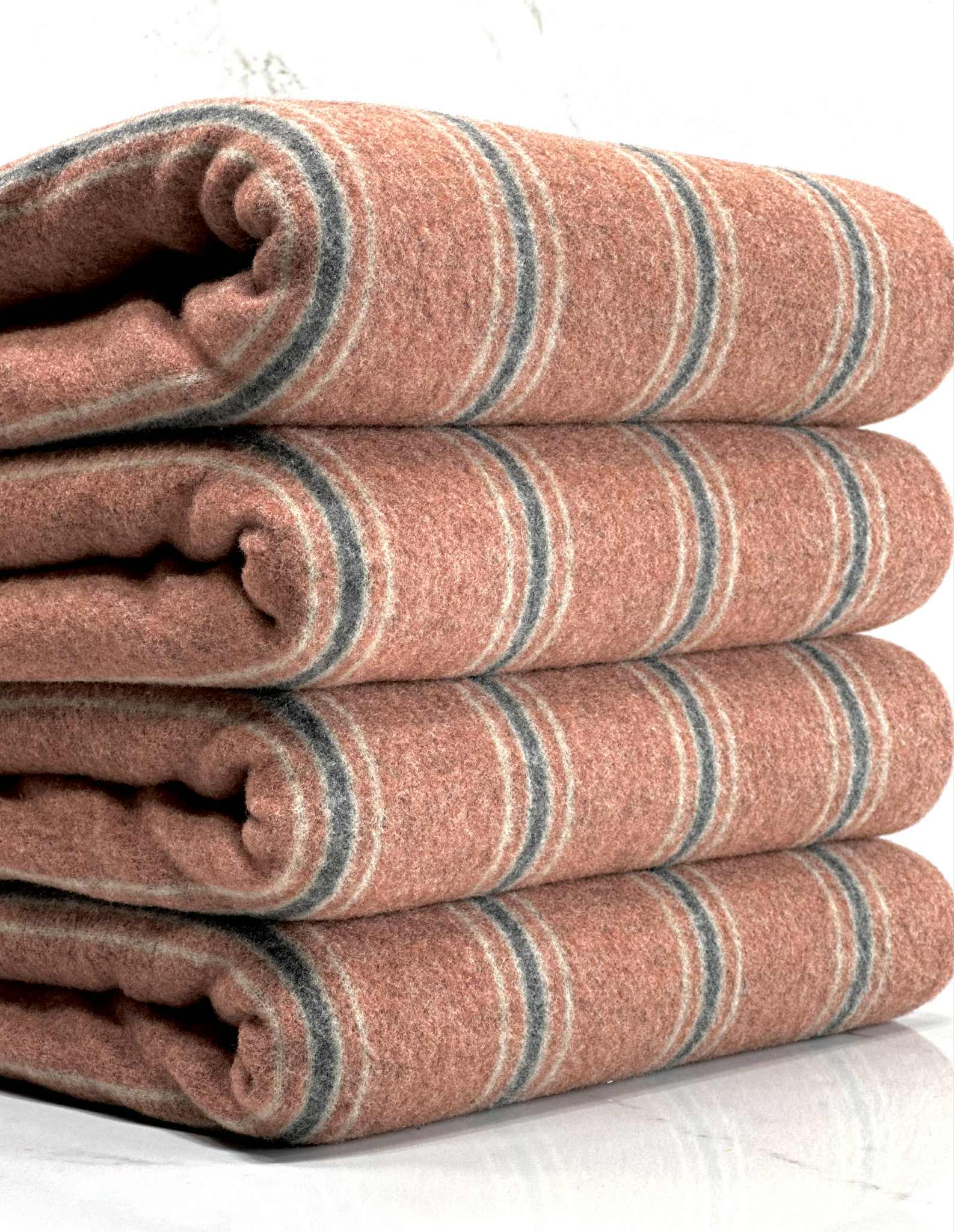 (BRUSHED SWEATER KNIT) BLACK AND TAN STRIPES ON VINTAGE RUST(4)
