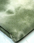 (CASHMERE RIB BRUSHED) OLIVE AND CREAM TIE DYE