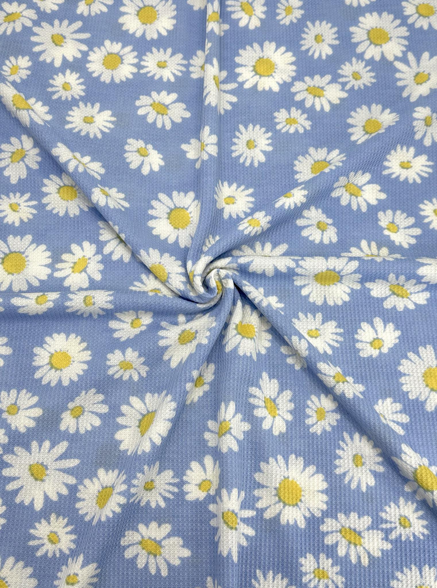 (THERMAL) WHITE DAISIES ON BLUE