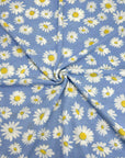 (THERMAL) WHITE DAISIES ON BLUE