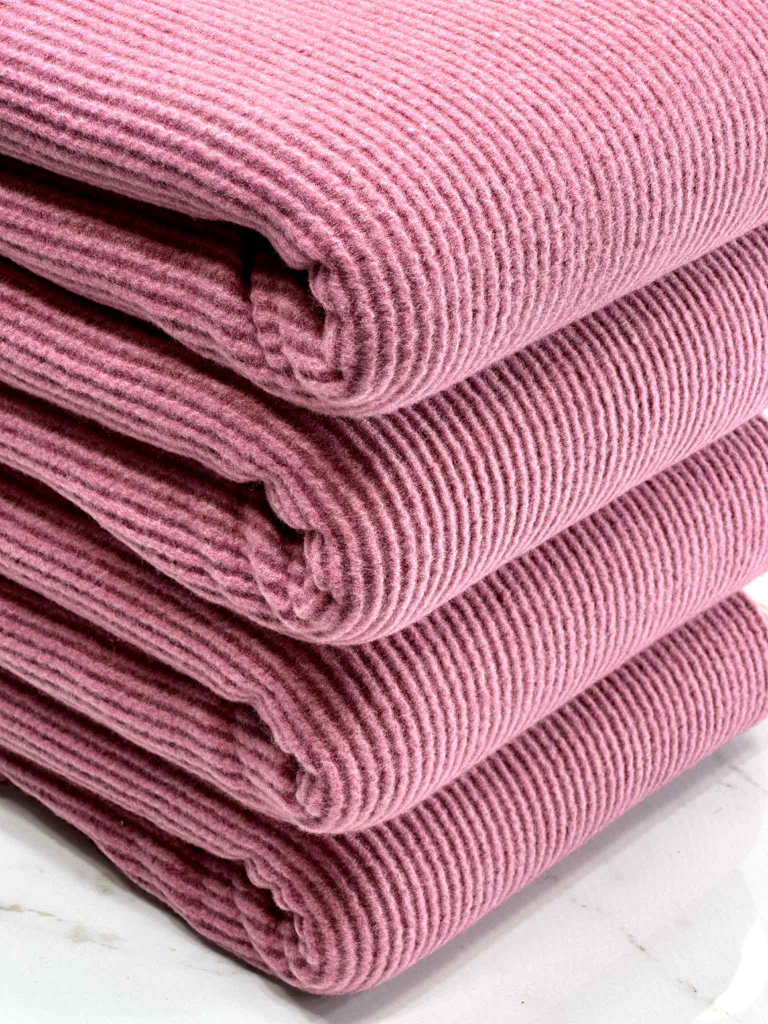 (BRUSHED URBAN RIB) DARK MAUVE