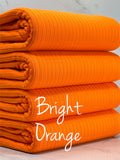 (8X3 RIB) BRIGHT ORANGE