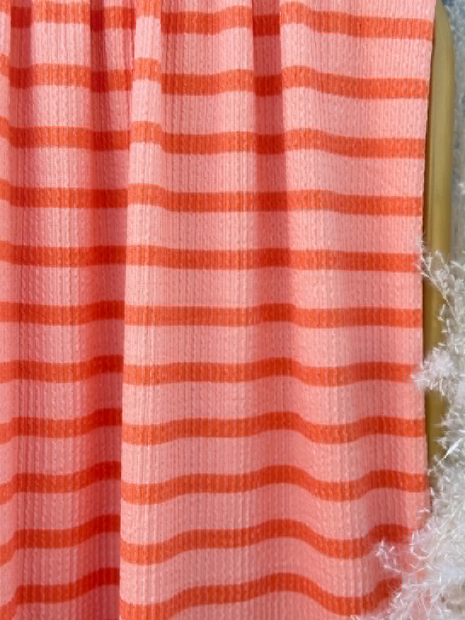 (URBAN RIB) STRIPES ON ORANGE