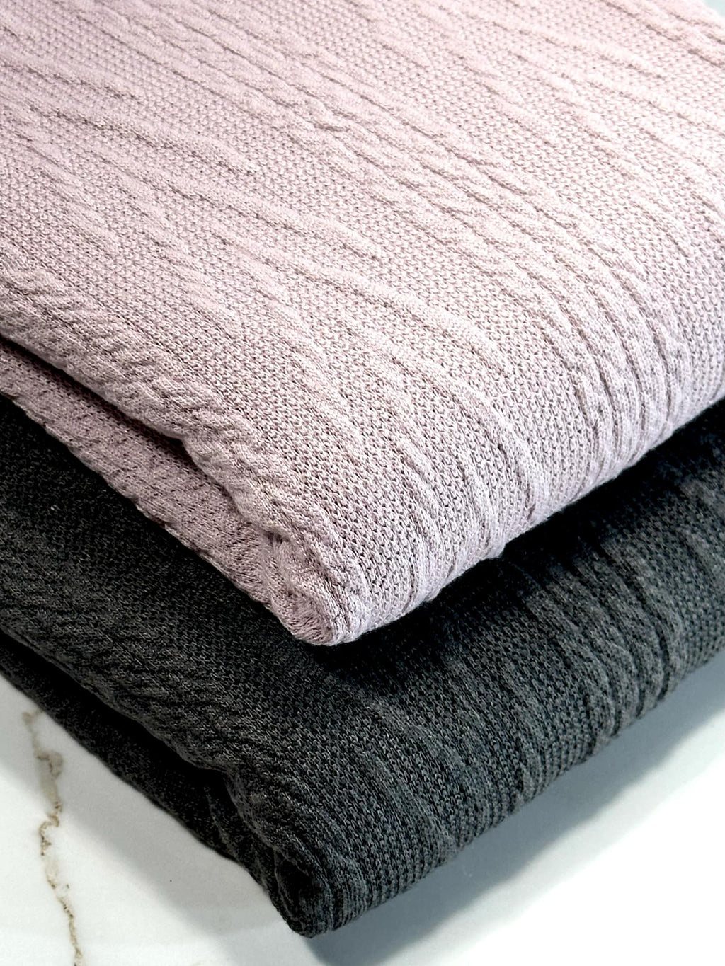 (CABLE KNIT) LILAC (2)