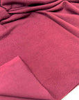 (FRENCH TERRY BRUSHED) BURGUNDY