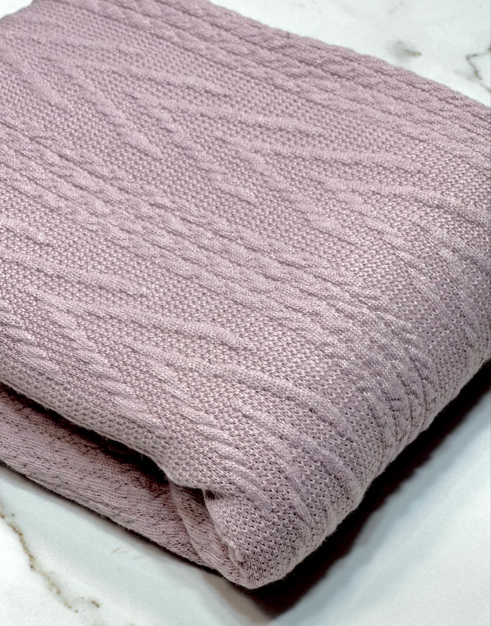(CABLE KNIT) LILAC (2)