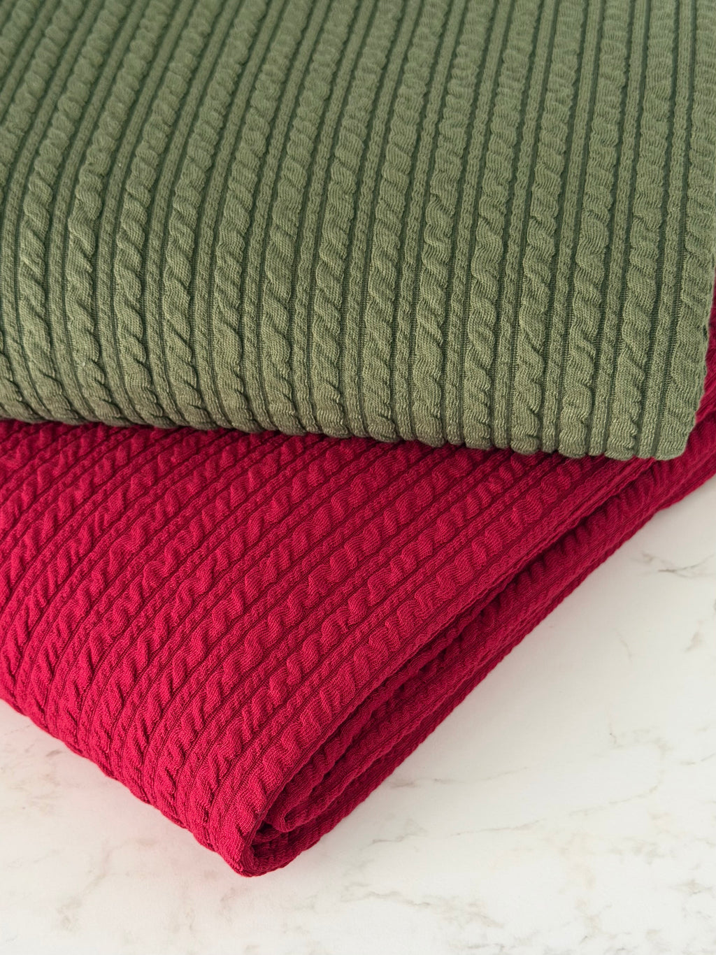 (GOLDEN RIB KNIT) OLIVE