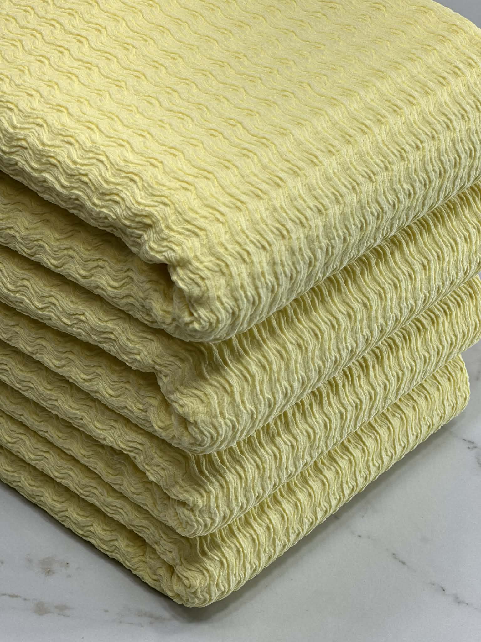 (WAVY CRINKLE) YELLOW
