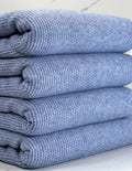 (2X2 CASHMERE WAFFLE) SKY BLUE