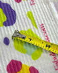 (URBAN RIB) MULTI COLORFUL CHEETAH PRINT ON OFF WHITE