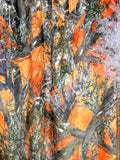 (MINKY) TREES ON BRIGHT ORANGE
