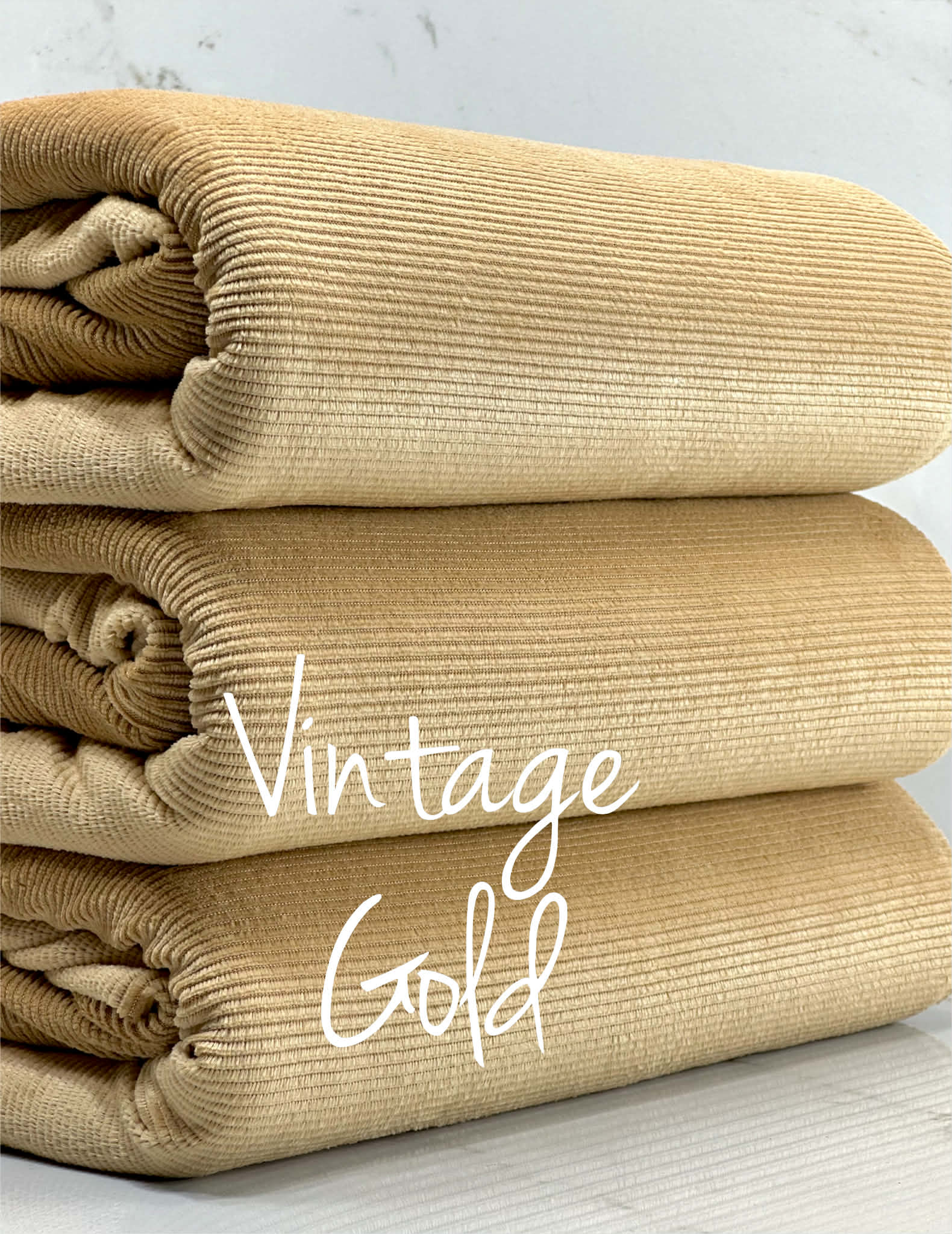 (VELVET RIB) VINTAGE GOLD
