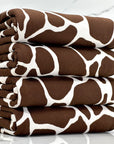 (DBP) BROWN AND IVORY GIRAFFE PRINT