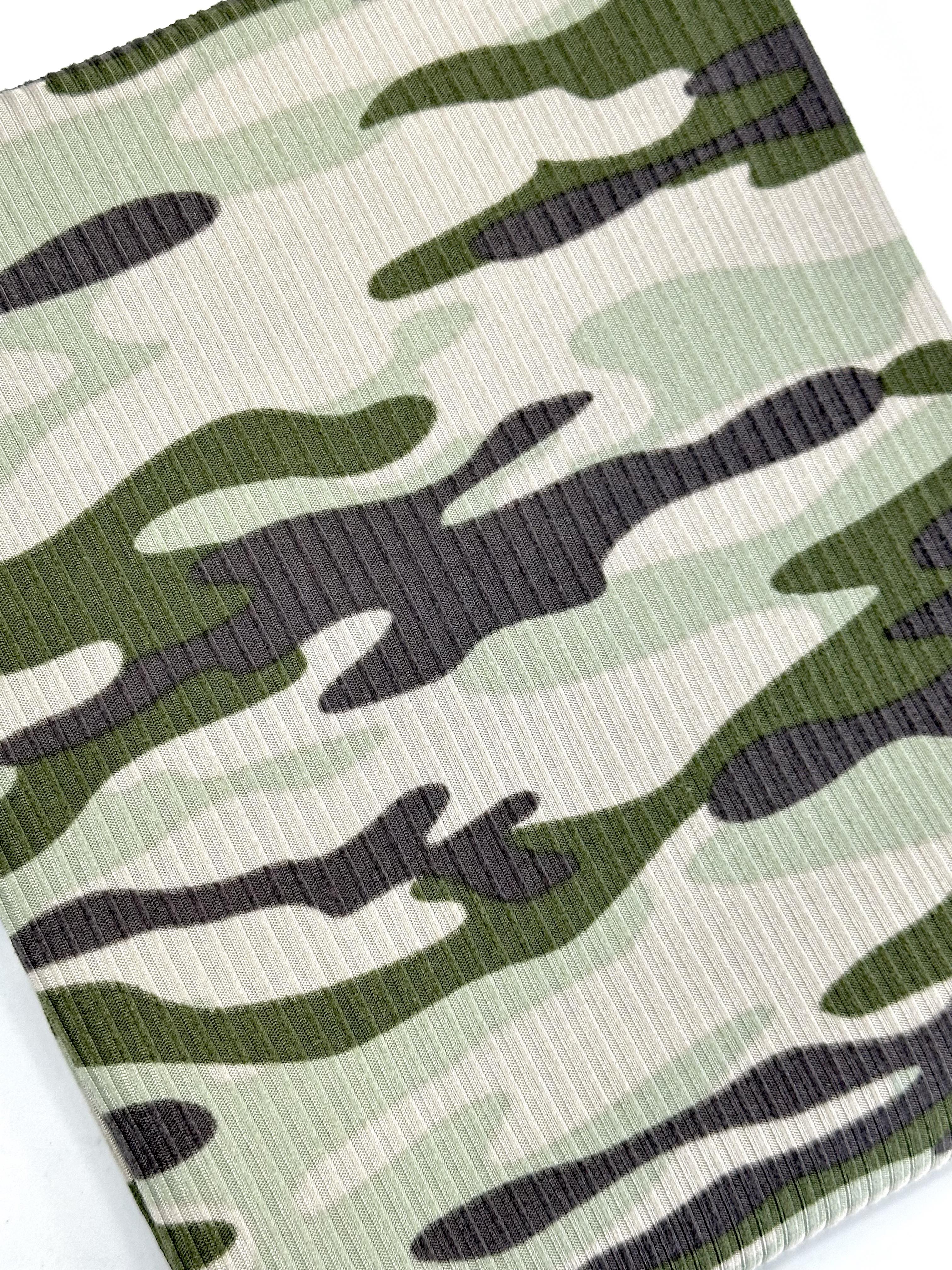 (4X2 YUMMY RIB) DUSTY SAGE AND OLIVE CAMOUFLAGE