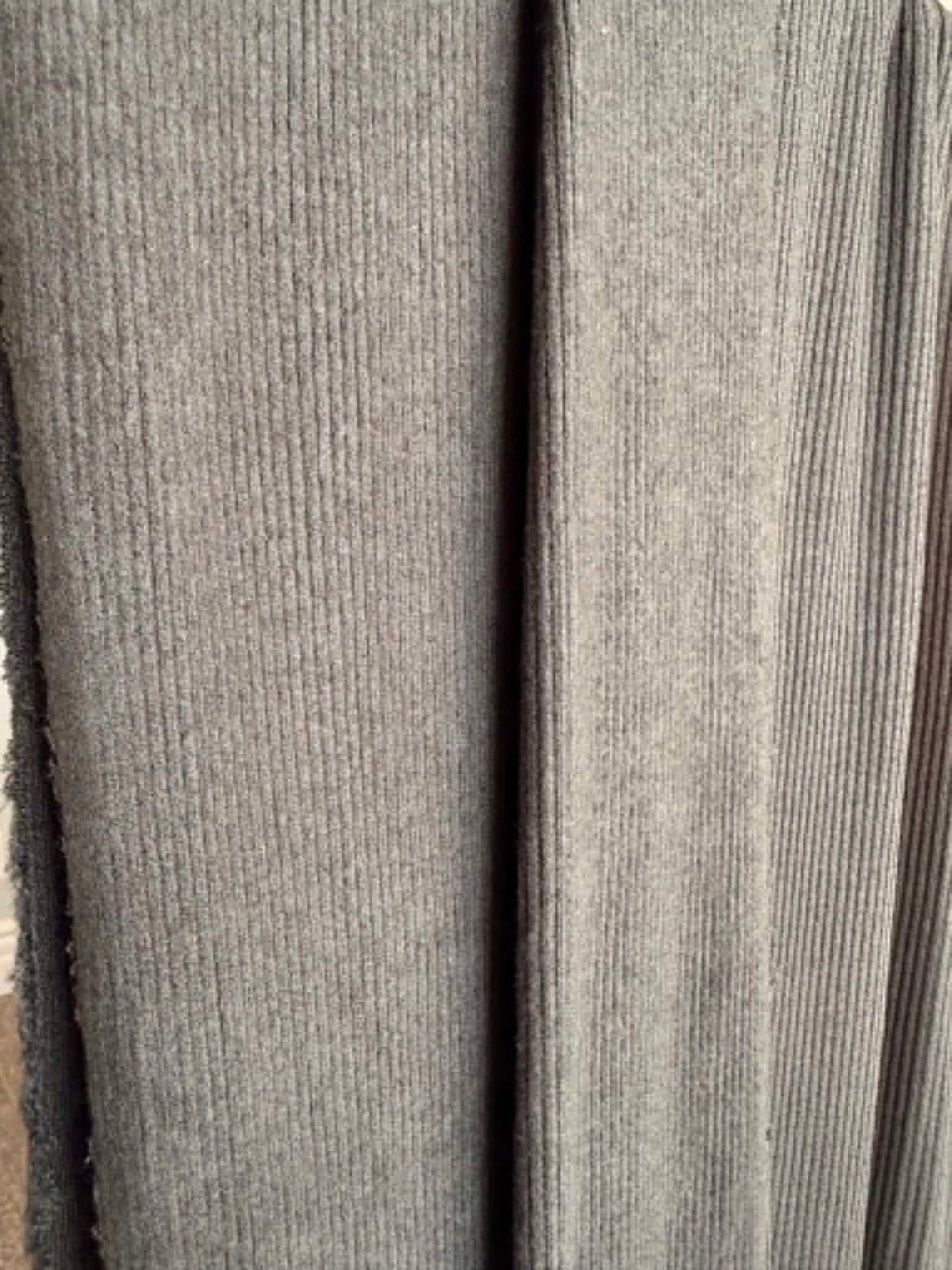 (CASHMERE SWEATER RIB) CHARCOAL