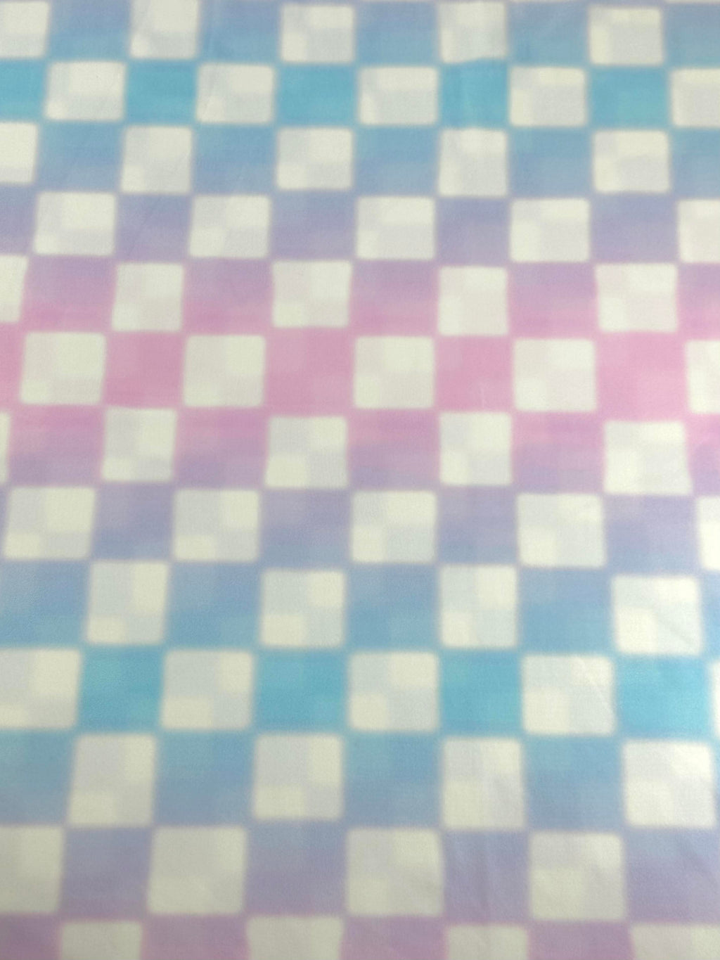 (SWIM) PASTEL CHECKERS ON OFF WHITE