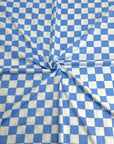 (DBP) BLUE AND OFF WHITE CHECKERED