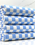 (DBP) BLUE AND OFF WHITE CHECKERED