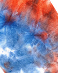 (FRENCH TERRY) RED, WHITE, AND BLUE TIE DYE