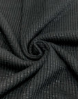 (SWEATER RIB) BLACK
