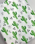 (DBP) CACTUS AND BLACK TINY TRIANGLES ON WHITE