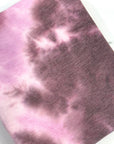 (FRENCH TERRY) PURPLE AND VIOLET TIE DYE