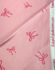 (DBP) FUCHSIA BOWS ON LIGHT PINK