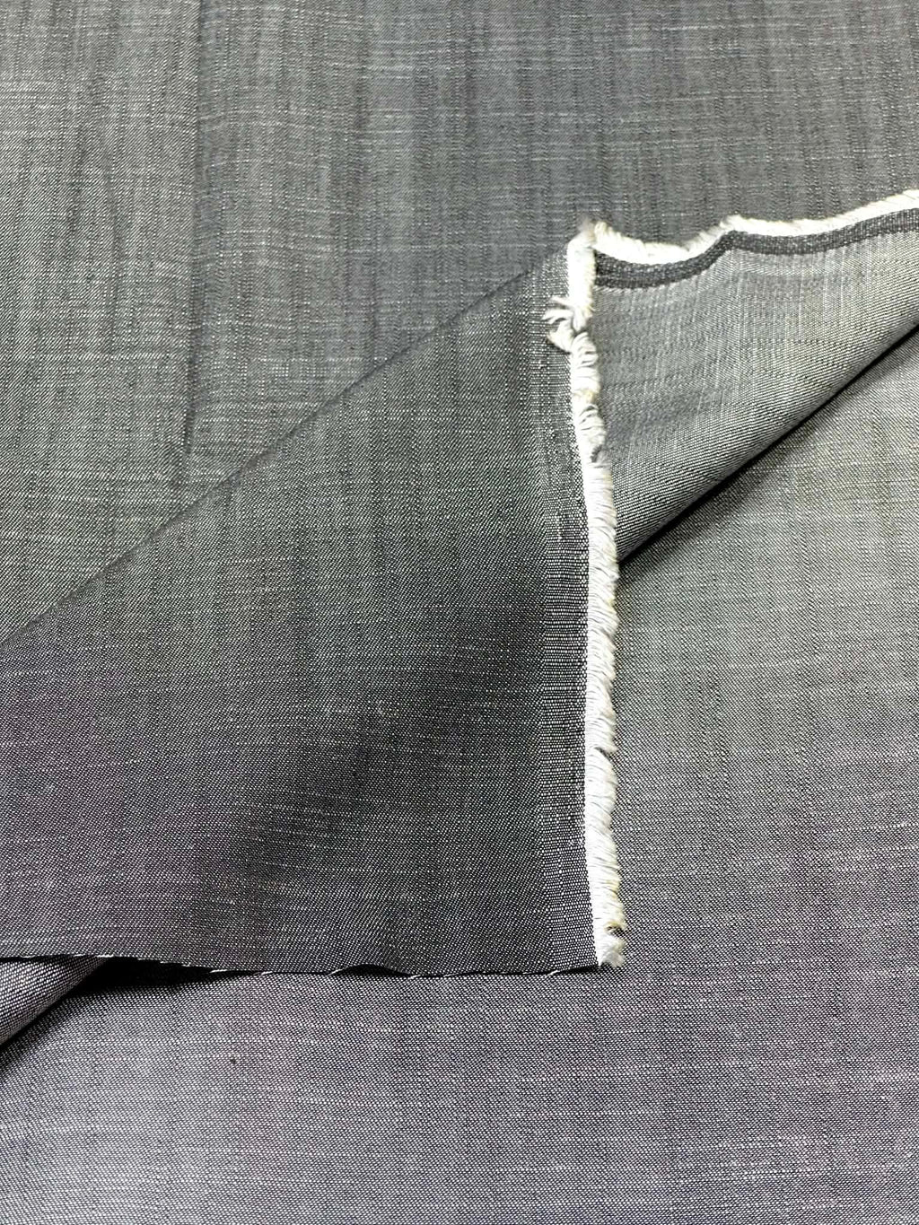 (TENCEL CHAMBRAY) BLACK DENIM