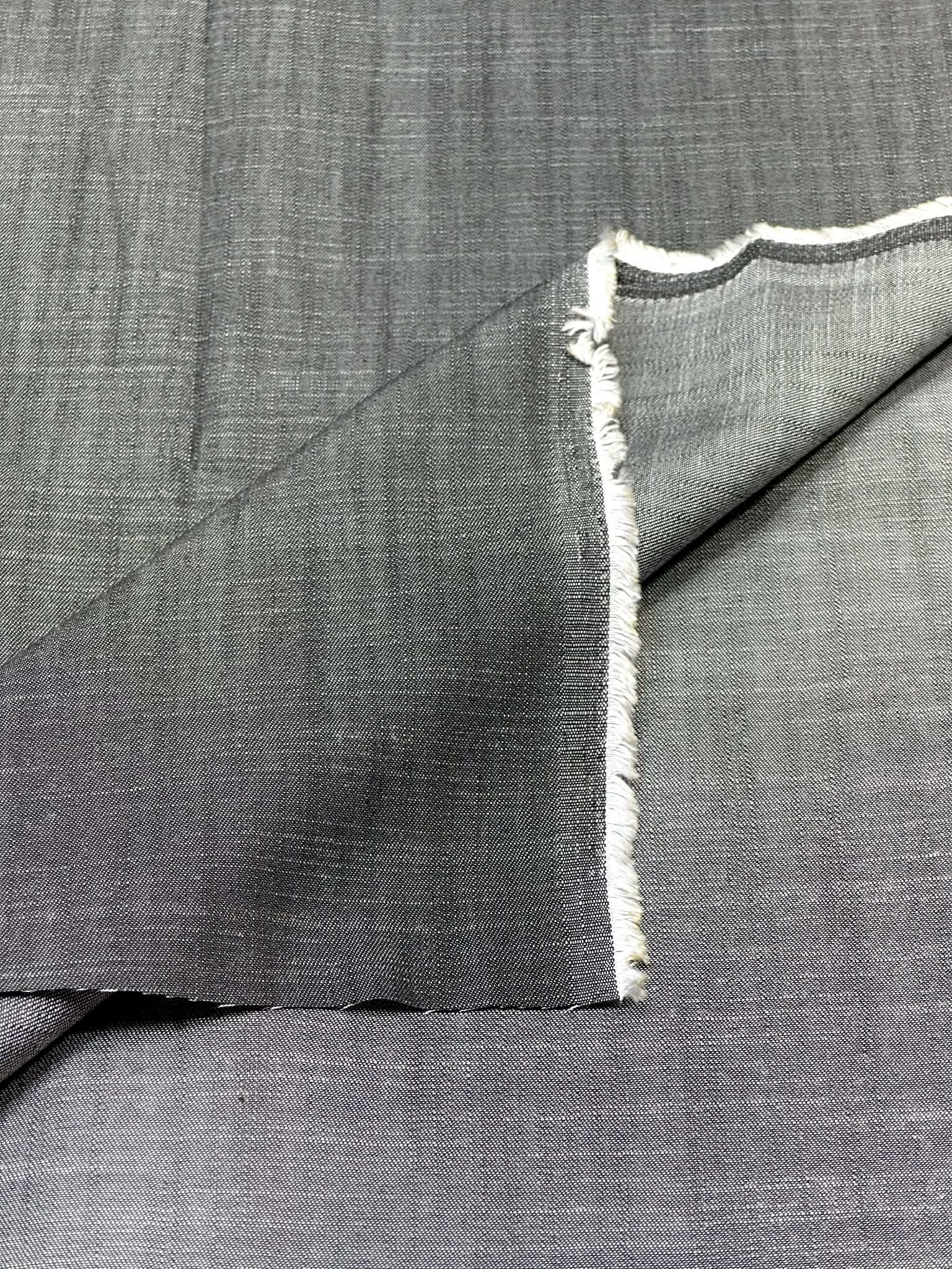 (TENCEL CHAMBRAY) BLACK DENIM