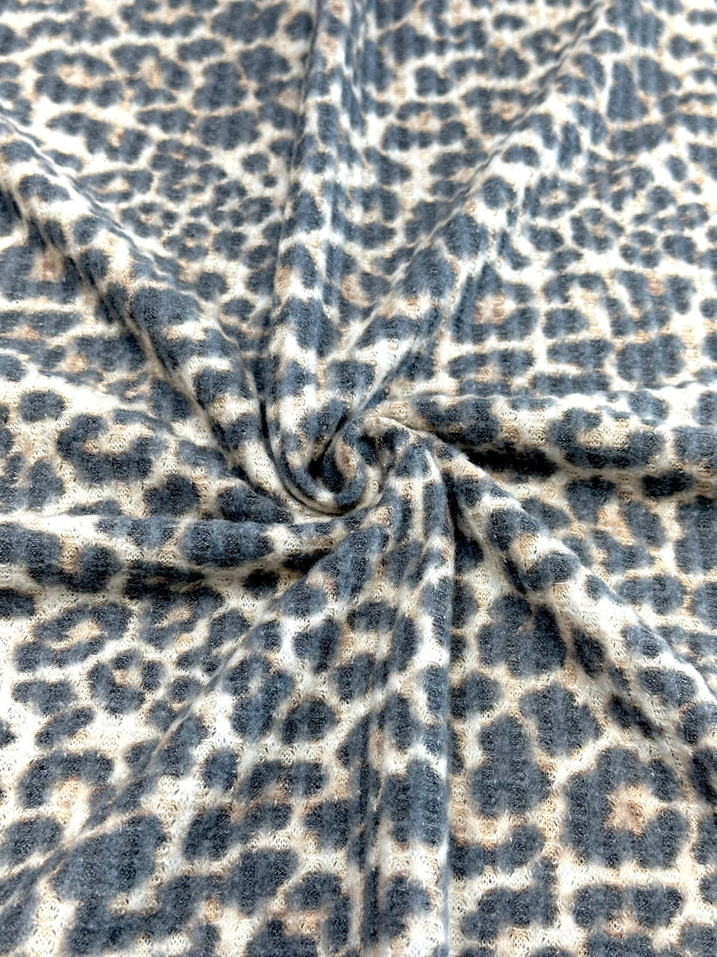 (WAFFLE BRUSHED) LEOPARD PRINT