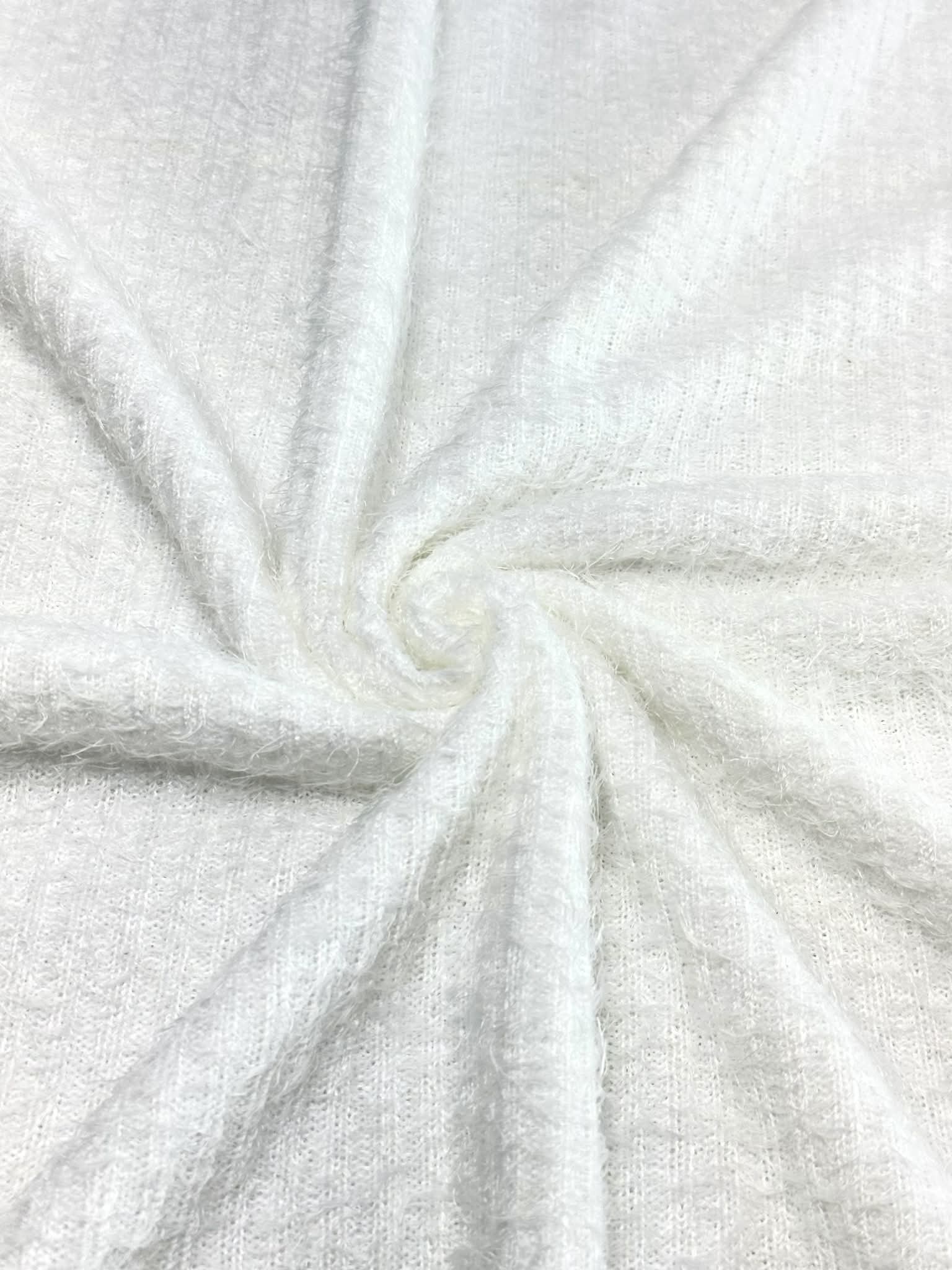 (MOHAIR RIB) IVORY