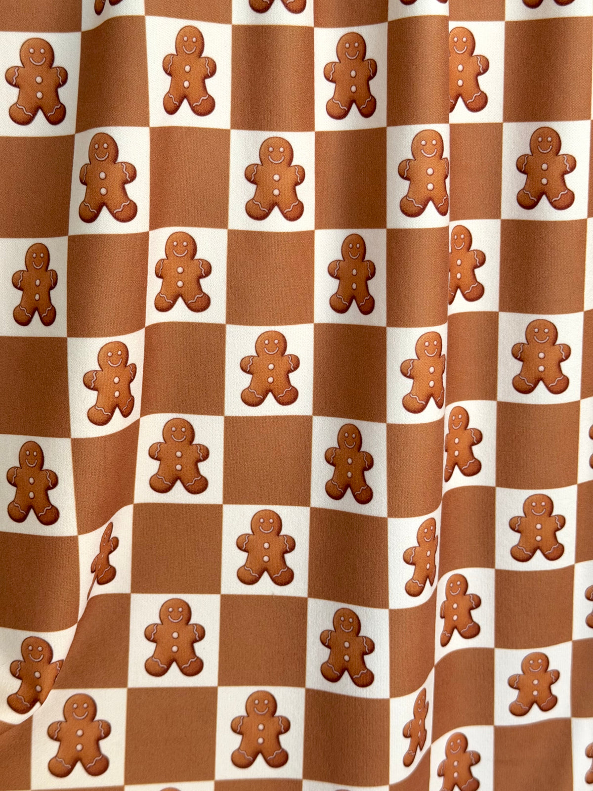 (CORDUROY BRUSHED) GINGERBREAD CHECKMATE