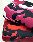 (DBP) RED, BURGUNDY AND BLACK CAMOUFLAGE