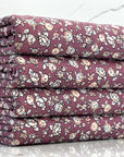 (DBP) NEW BLUSH AND WHITE FLOWERS ON VINTAGE PLUM (1)