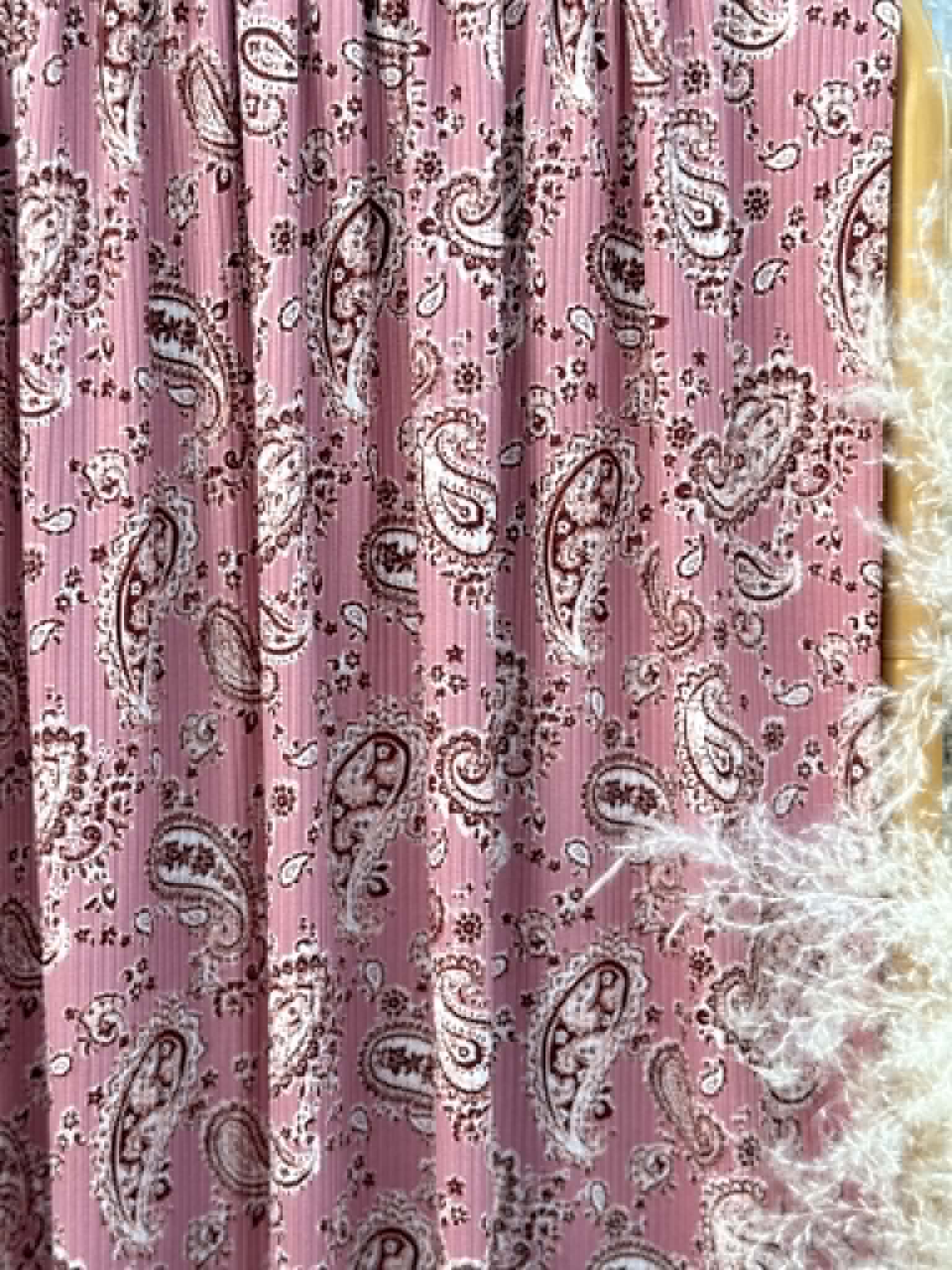 (4X2 YUMMY RIB) DUSTY ROSE PAISLEY(4)