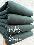 (2X2 SUPER COTTON FEEL RIB) GABEL GREEN