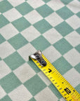 (DOUBLE KNIT) DARK SAGE CHECKERED PATTERN (4)