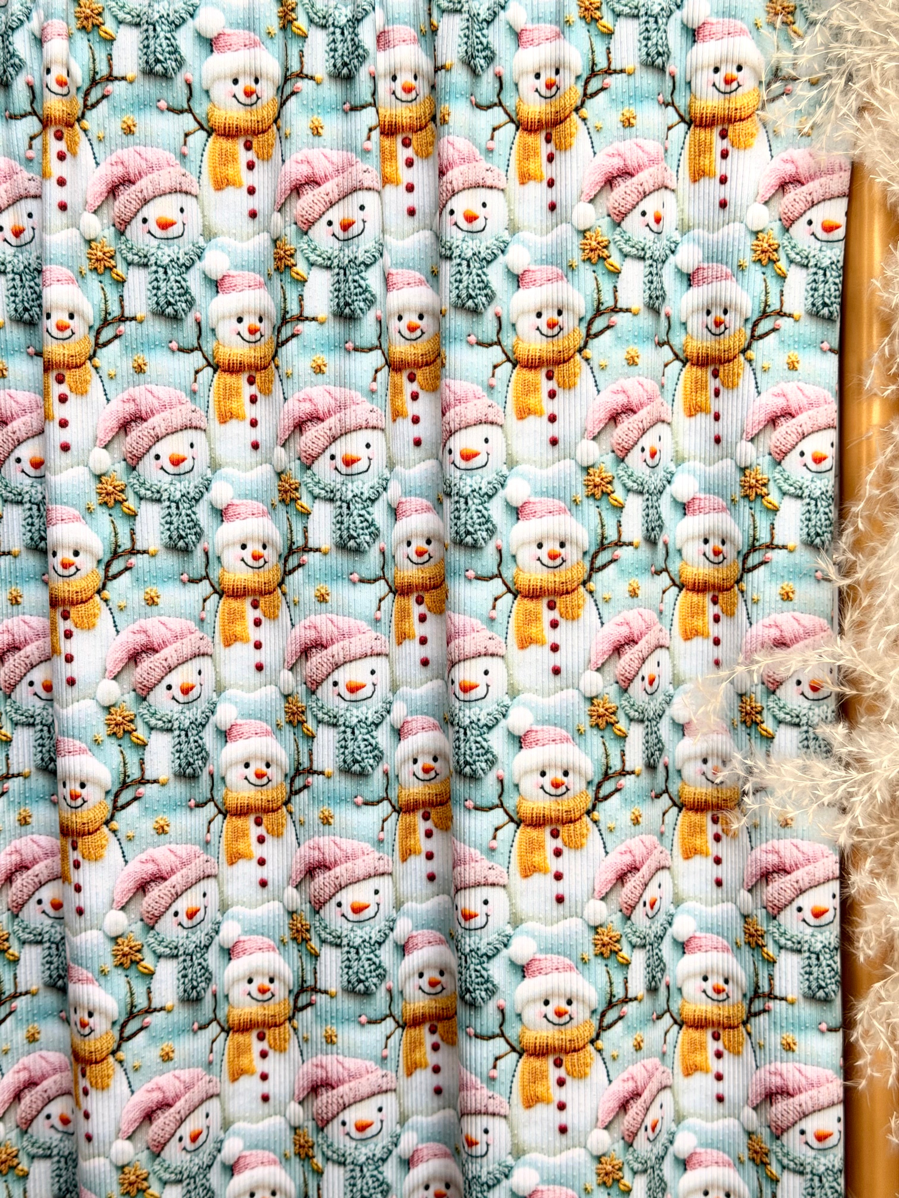(2X2 YUMMY RIB) FROSTY SNOWMEN