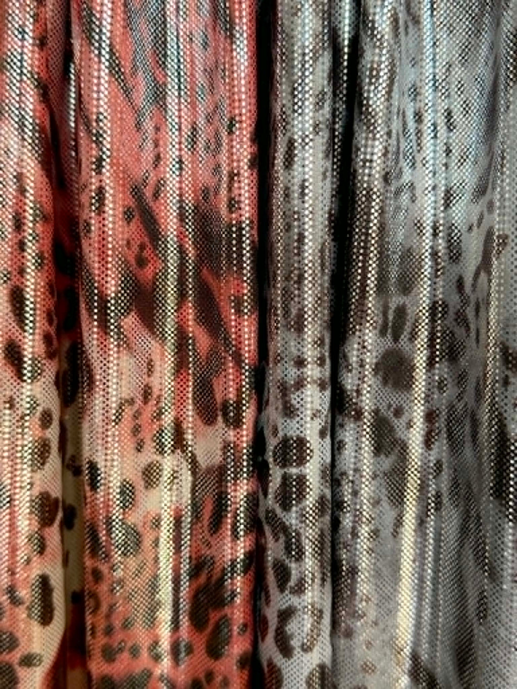 (ITY) CHARCOAL AND SILVER WILD ANIMAL PRINT