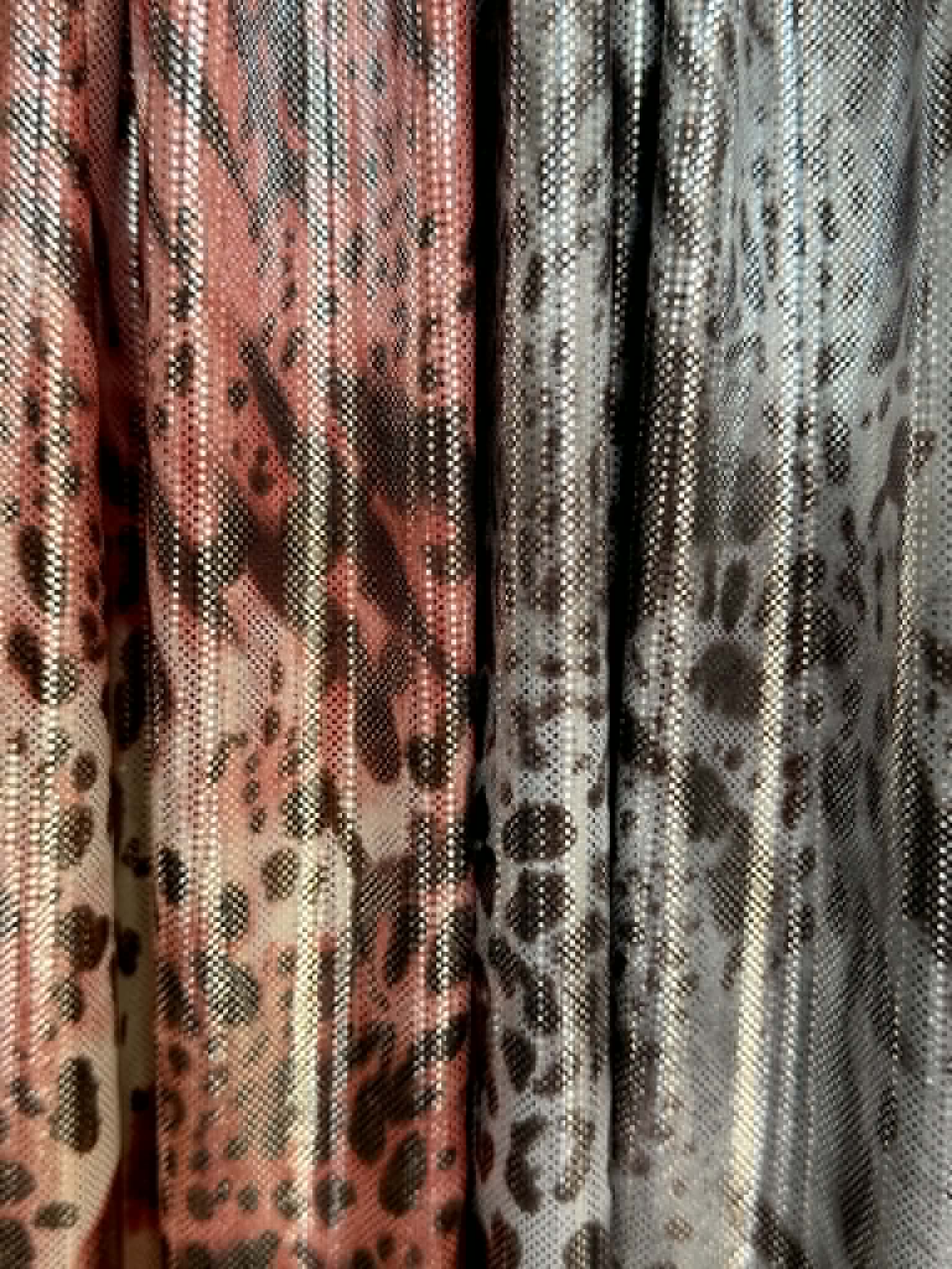 (ITY) CHARCOAL AND SILVER WILD ANIMAL PRINT