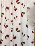 (FRENCH TERRY) MEDIUM CHERRIES ON OFF WHITE