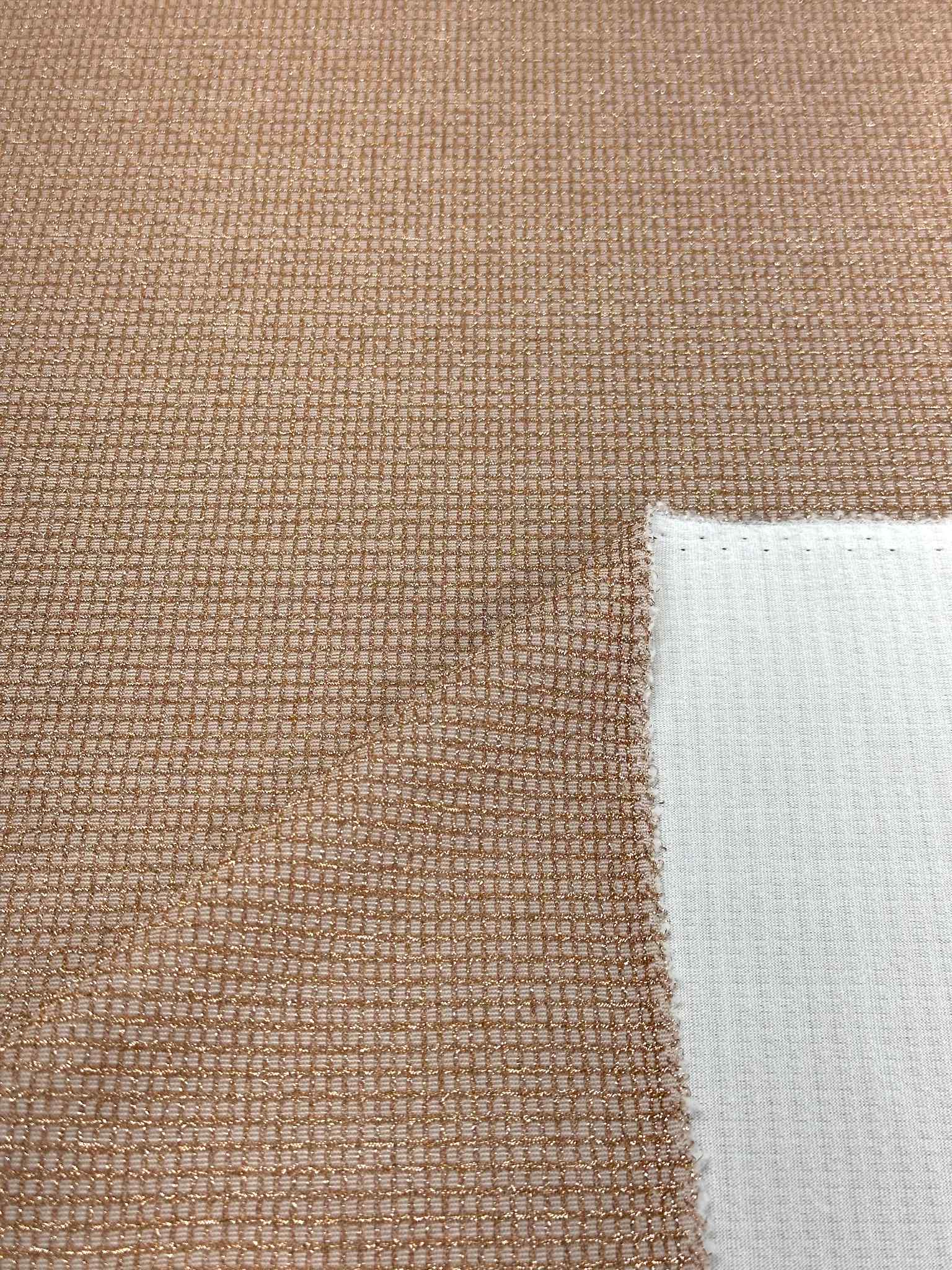 (LUREX KNIT) ROSE GOLD SHIMMER