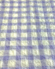(CRINKLE) LIGHT PURPLE AND OFF WHITE GINGHAM