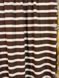 (MALIBU KNIT) PINECONE AND OFF WHITE STRIPES