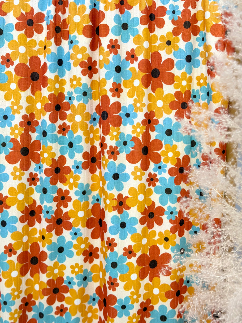 (POINTELLE RIB) RETRO BLOOM
