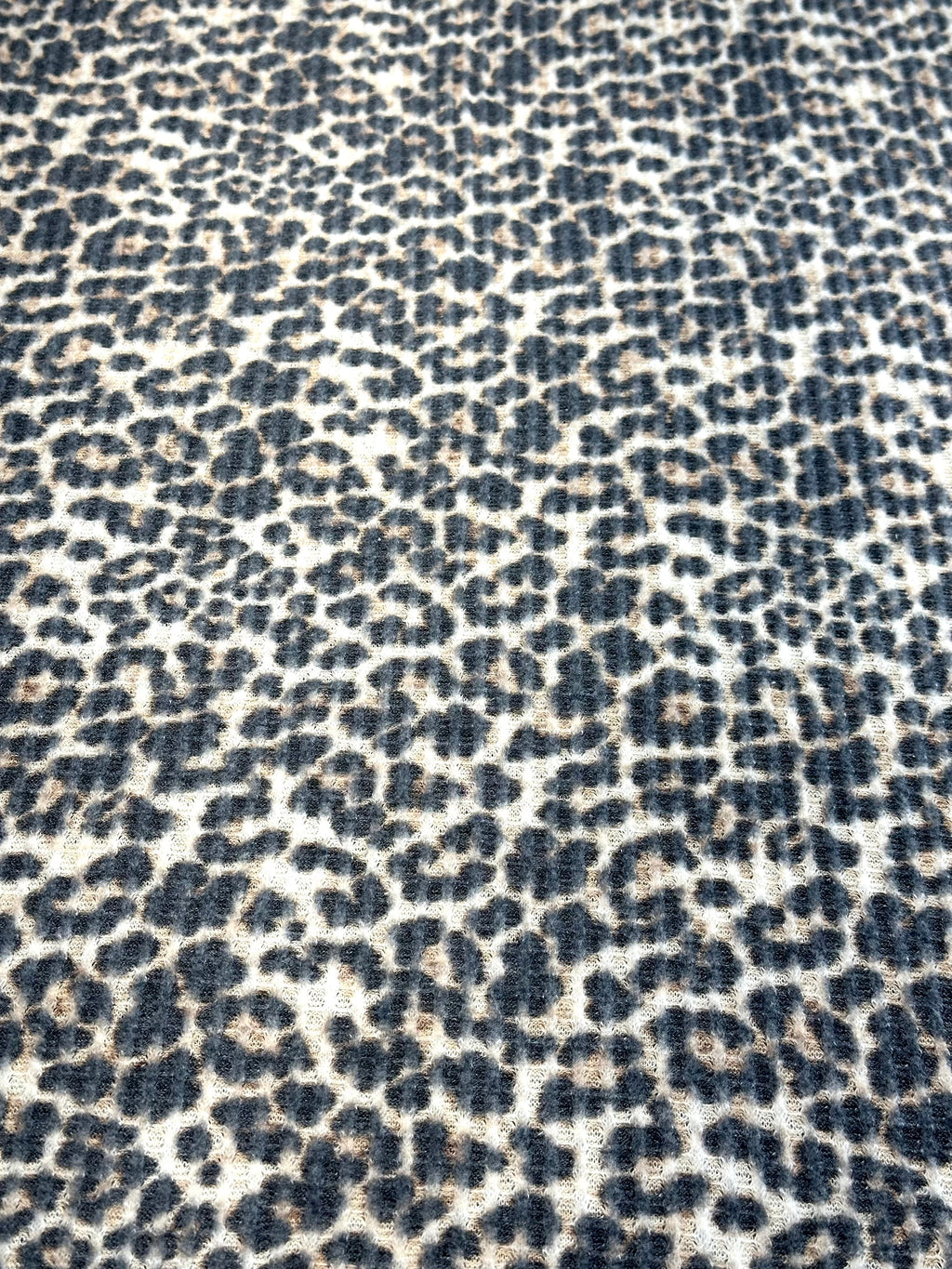 (WAFFLE BRUSHED) LEOPARD PRINT