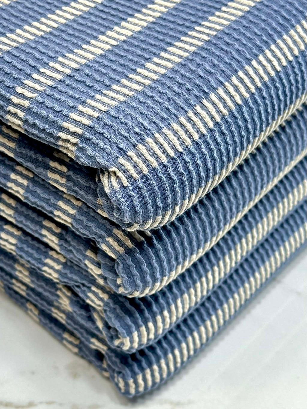 (URBAN RIB) STRIPES ON DENIM