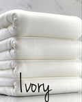 (FRENCH TERRY BRUSHED) IVORY